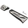 ROADFAR Drill Free Aluminum Fuel Accelerate Brake at Pedals Covers Compatible with 2009-2018 BM-PE-70 at Metal Aluminum Fuel Sports Pedal Full Set Accel