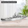 Piececool 3D Metal Model Kits-USS Missouri Battleship, DIY 3D Metal Puzzle for Adults, Great Gift Idea