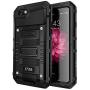 iPhone SE 2020 Case,Military Grade IP68 Waterproof Dustproof Shockproof Full Body Sealed Underwater Case with Built-in Screen Protector Heavy Duty Metal Rugged Case for iPhone 7/8 (Waterproof Black)