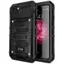 iPhone SE 2020 Case,Military Grade IP68 Waterproof Dustproof Shockproof Full Body Sealed Underwater Case with Built-in Screen Protector Heavy Duty Metal Rugged Case for iPhone 7/8 (Waterproof Black)