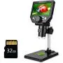 LCD Digital Microscope,4.3 Inch 1080P 10 Megapixels,1-1000X Magnification Zoom Wireless USB Stereo Microscope Camera,10MP Camera Video Recorder with HD Screen LCD Digital Microscope,4.3 Inch 1080P 10 Megapixels,1-1000X Magnification Zoom Wireless USB Stereo Microscope Camera,10MP Camera Video Recorder with HD Screen