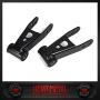 Heavy Metal Suspensions - Fits 1999-2018 Chevrolet Silverado 1500 6-lug (2WD 4WD) 1'' - 2'' Rear Drop Shackles High Strength Carbon Steel Drop Kit