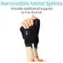 Vive Arthritis Thumb Splint - Spica Support Brace for Right and Left Hand - CMC Osteoarthritis Restriction for Pain, Sprains, Strains, Carpal Tunnel & Trigger Finger - Immobilizer Wrist Strap Vive Arthritis Thumb Splint - Spica Support Brace for Right and Left Hand - CMC Osteoarthritis Restriction for Pain, Sprains, Strains, Carpal Tunnel & Trigger Finger - Immobilizer Wrist Strap
