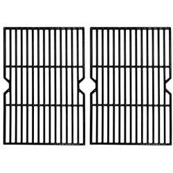 Hongso 19 1/4 Inch Porcelain Cast Iron Grill Grate Cooking Grid Replacement for Charmglow 810-7450-S, 810-8530-F/S, Nexgrill 720-0511 20-0336, Aussie, Kenmore, Jenn-Air, Weber Genesis Series, PCB152