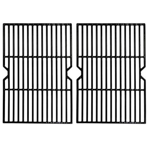 Hongso 19 1/4 Inch Porcelain Cast Iron Grill Grate Cooking Grid Replacement for Charmglow 810-7450-S, 810-8530-F/S, Nexgrill 720-0511 20-0336, Aussie, Kenmore, Jenn-Air, Weber Genesis Series, PCB152