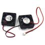 Karcy DC Brushless Cooling Blower Fan 24V 2Pin 1.6''x1.6''x0.36'' DC Small Cooling Fan Pack of 2