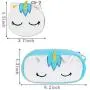 SUBANG 6 Pieces Pencil Case Unicorn Cotton Pencil Bag Soft Pencil Case Makeup Bag Cosmetic Bag