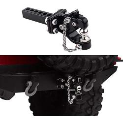 INJORA 1/10 Scale RC Accessories Tow Hook Drop Hitch Receiver,for RC Crawler Traxxas TRX4 Axial SCX10 90046(Without Ball Buckle)