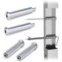 Muzata Cable Railing Kit Invisible 1/8'' 20 Pack Upgraded Patent Turnbuckle Swage Threaded Stud Hex Head Fitting Receiver Terminal Hidden for 3”-6” Wood & Metal Post CR37, CA3 CV1