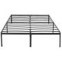 Amazon Basics Heavy Duty Non-Slip Bed Frame with Steel Slats, Easy Assembly - 18''H, (King)