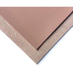 Real Light Pink Leather Fabric: Glossy Genuine Sheepskin Upholstery Leather for Crafts and Sewing Material Leather Pieces for Designers (Pale Muave, 6x6In/ 15x15cm)