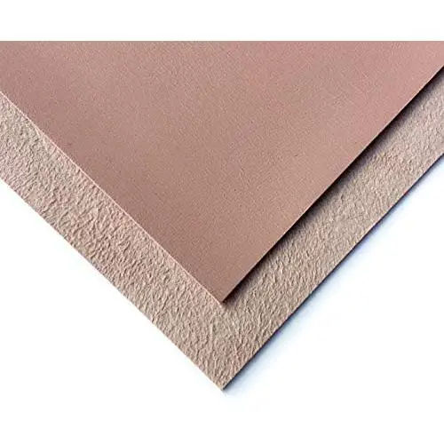 Real Light Pink Leather Fabric: Glossy Genuine Sheepskin Upholstery Leather for Crafts and Sewing Material Leather Pieces for Designers (Pale Muave, 6x6In/ 15x15cm)