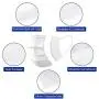 Disposable Face Masks, ESOLOM 3-Ply Anti Dust Breathable Earloop Mouth Face Mask, Comfortable Reusable Non-Woven Filter Face Mask for Home and Office 50 PCS-White Disposable Face Masks, ESOLOM 3-Ply Anti Dust Breathable Earloop Mouth Face Mask, Comfortable Reusable Non-Woven Filter Face Mask for Home and Office 50 PCS-White
