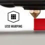 HATCHBOX ABS 3D Printer Filament, Dimensional Accuracy +/- 0.03 mm, 1 kg Spool, 1.75 mm, Red