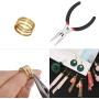 EuTengHao 1310pcs Silver Open Jump Ring and Lobster Clasps Jewelry Repair Tools Jewelry Making Supplies Kit with Jewelry Making Accessories for Necklace Making Repair (Dull Silver and Bright Silver)
