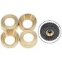 Tongina Pack of 4 1/24 RC Metal Wheel Rims Hubs for Axial SCX24 AXI90081 ,Crawler, Upgrade Parts