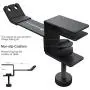 Headphone Headset Stand Holder, 6amLifestyle Universal Metal Gaming Headphones Hanger Mount Under Desk Hook Clip with Adjustable Clamp for All Headsets, Black(Patented) Headphone Headset Stand Holder, 6amLifestyle Universal Metal Gaming Headphones Hanger Mount Under Desk Hook Clip with Adjustable Clamp for All Headsets, Black(Patented)