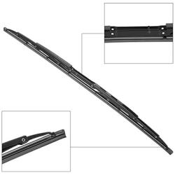 X AUTOHAUX Metal Front Windshield Wiper Blades for Discovery II 98-04 - 21 Inch + 21 Inch