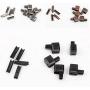 Trycooling 20Pcs Metal Zipper Latch Slider Retainer Insertion Pin Easy for Zipper Repair Zipper Repair Kit (#5) (Bronze)