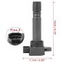 X AUTOHAUX Auto Parts Ignition Coils 33400-76G0 Repair Replacement for Suzuki