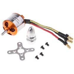 A2217-1500KV Brushless Motor for RC Boat Parts/ Fixed Wing 8/9inch Propellers, Such as 8040 8060 9045.