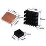 GeeekPi Raspberry Pi 4 Fan, Raspberry Pi Cooling Fan 30x30x7mm DC 5V Brushless CPU Cooling Fan with 7PCS Raspberry Pi Heatsink for Raspberry Pi 4 Model B,3B+,Pi 3 & Retroflag NESPI CASE Plus (1-Pack)