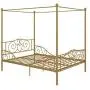 DHP Metal Canopy Bed with Sturdy Bed Frame - Full Size (Gold) DHP Metal Canopy Bed with Sturdy Bed Frame - Full Size (Gold)