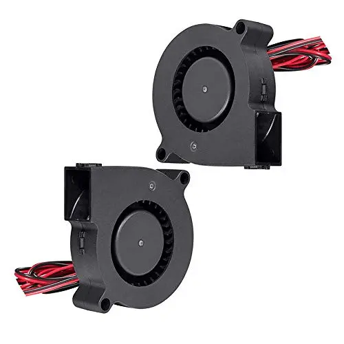 Furiga 3D Printer Fan 12V DC 50X50X15mm 5015 Blower Radial Cooling Fan 1M Cable for Heat Sink 2PCS Furiga 3D Printer Fan 12V DC 50X50X15mm 5015 Blower Radial Cooling Fan 1M Cable for Heat Sink 2PCS