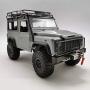 Baoer Metal Front Bumper Protection Board Winch for MN-90 MN-91 MN-99 MN-99S 1/12 2.4G 4WD RC Car Upgrade Spare Parts Black Bumper + Protection Board + Winch