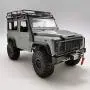 Baoer Metal Front Bumper Protection Board Winch for MN-90 MN-91 MN-99 MN-99S 1/12 2.4G 4WD RC Car Upgrade Spare Parts Black Bumper + Protection Board + Winch
