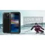 GFU Tempered Glass Sony Xperia 10 Case, Full Body Outdoor Protective Cover Shell for Sony Xperia 10 Ultra Armor Hybrid TPU Metal Anti-Scratch Silicone Heavy Duty Shockproof (Black, Xperia 10)