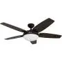 Honeywell Carmel 48-Inch Ceiling Fan with Integrated Light Kit and Remote Control, Five Reversible Cimarron/Ironwood Blades, Oil-Rubbed Bronze