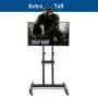 Rfiver Mobile TV Stand Rolling Cart with Tilt Mount/Locking Wheels for 37-80Inch Flat Screen/Curved TVs, Height Adjustable Floor Stand with Laptop Shelf, Portable Outdoor Display Trolley, Extra Tall Rfiver Mobile TV Stand Rolling Cart with Tilt Mount/Locking Wheels for 37-80Inch Flat Screen/Curved TVs, Height Adjustable Floor Stand with Laptop Shelf, Portable Outdoor Display Trolley, Extra Tall
