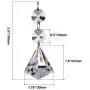 Fushing 20Pcs Crystal Chandelier Prisms Pendants Balls Suncatchers Crystal Garland Beads (30mm, Clear)