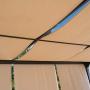 Christopher Knight Home 304382 Dione Outdoor Steel Framed 10 Gazebo, Beige/Brown
