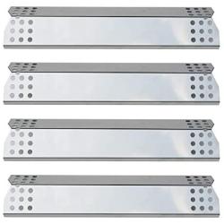 Direct Store Parts DP130 (4-Pack) Stainless Steel Heat Shield/Heat Plates Replacement for Sunbeam, Nexgrill, Grill Master, Charbroil, Kitchen Aid, Members Mark, Uberhaus, Gas Grill Models (4)