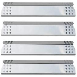 Direct Store Parts DP130 (4-Pack) Stainless Steel Heat Shield/Heat Plates Replacement for Sunbeam, Nexgrill, Grill Master, Charbroil, Kitchen Aid, Members Mark, Uberhaus, Gas Grill Models (4)