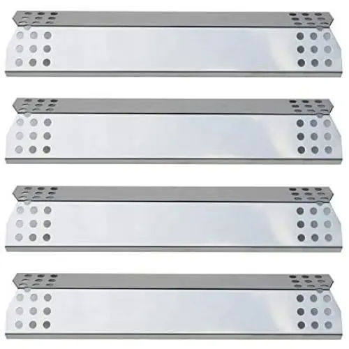 Direct Store Parts DP130 (4-Pack) Stainless Steel Heat Shield/Heat Plates Replacement for Sunbeam, Nexgrill, Grill Master, Charbroil, Kitchen Aid, Members Mark, Uberhaus, Gas Grill Models (4) Direct Store Parts DP130 (4-Pack) Stainless Steel Heat Shield/Heat Plates Replacement for Sunbeam, Nexgrill, Grill Master, Charbroil, Kitchen Aid, Members Mark, Uberhaus, Gas Grill Models (4)