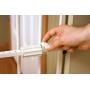 Carlson Lil Tuffy Metal Expandable Gate Beige, 38 x 1 x 18