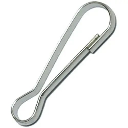 INNETOC 100 Pcs - Metal Spring Hooks 1 1/2'' 38mm Purse Pulis Snap Clip for Lanyard Zipper Pull Id Card (38mm, Nickel) INNETOC 100 Pcs - Metal Spring Hooks 1 1/2'' 38mm Purse Pulis Snap Clip for Lanyard Zipper Pull Id Card (38mm, Nickel)