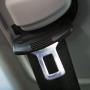 2 Pack Auto Car Seat Belt Clip,Universal Seat Belt Car Safety Belt Buckle Auto Metal Seat Belts Clip,Widely Compatible Car Seat Belts Accessories Beige