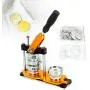 DNYSYSJ Button Maker Machine, 25mm Button Maker Hand Pressure Rotary Badge Machine+100 Making Badges Circle Button Part DNYSYSJ Button Maker Machine, 25mm Button Maker Hand Pressure Rotary Badge Machine+100 Making Badges Circle Button Part