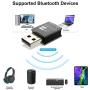 Blueshadow USB WiFi Bluetooth 4.2 Adapter 600Mbps - Dual Band Wireless Network External Receiver, Mini WiFi Dongle for PC/Laptop/Desktop, for All Windows 10 8.1 8 7 XP Vista (600M)