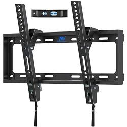 Mounting Dream TV Wall Mounts Tilting Bracket for 26-55 Inch LED, LCD TVs up to VESA 400 x 400mm and 88 LBS Loading Capacity, TV Mount with Unique Strap Design for Easily Lock and Release MD2268-MK