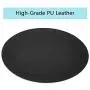 Round Mouse Pad LoiStu Round Aluminum Alloy Mouse Pad Winter and Summer Dual-Use Waterproof Antiski Matte Metal / High-Grade PU Leather Mouse Pad (Gray)