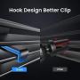 LISEN Car Phone Holder Mount, [Upgraded Clip] Magnetic Phone Car Mount [6 Strong Magnets] Cell Phone Holder for Car [Case Friendly] iPhone Car Holder Compatible with 4-6.7 inch Smartphones & Tablets