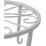 Metal Plant Stand Floor Flower Pot Rack Iron Art Plant Stands Pot Holder,3 Pieces in One Package (White)