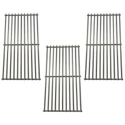 Wondjiont 3pack Solid Stainless Steel Cooking Grid, Replacement Parts Kits for Master Chef 85-3100-2, Charbroil 463420507, 463436413, 463440109, Kenmore 463420507, 461442513