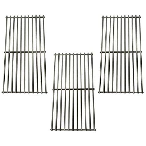 Wondjiont 3pack Solid Stainless Steel Cooking Grid, Replacement Parts Kits for Master Chef 85-3100-2, Charbroil 463420507, 463436413, 463440109, Kenmore 463420507, 461442513