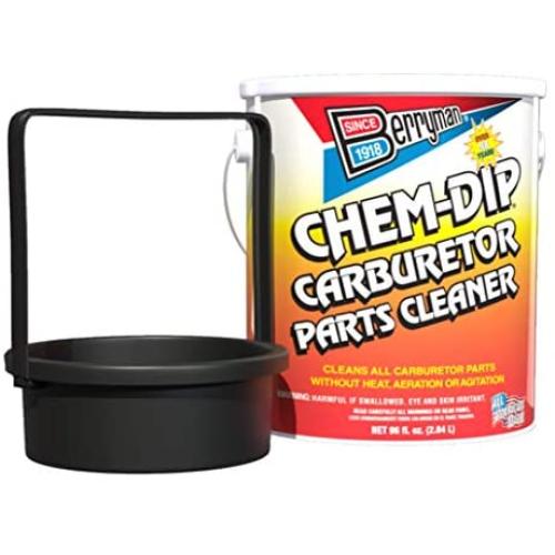 Berryman 0996-ARM B-9 Chem Dip Parts Cleaner with Basket and Armlock, 3/4-Gallon Pail